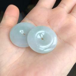 天然翡翠平安扣吊墜掛件 附帶證書 支持全國復檢 喜歡的可以點擊即時通 天然藍水翡翠平安扣， 歷史價格詳細信息