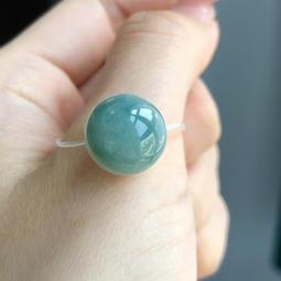 天然翡翠a飄藍花卡12.7毫大圓珠單珠 和田玉 玉石 收藏 -799 價格比較,價格查詢,歷史價格詳細信息