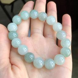 卡10.2 天然緬甸翡翠D20.2冰飄綠飄花圓珠 翡翠珠子  種老水足冰 翡翠 飾品 收藏【二手】【金玉滿堂】-2728 歷史價格詳細信息