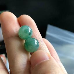 卡9.8左右 W30天然翡翠a冰糯淡綠淡晴底珠串手串 種老水足底子細 翡翠 飾品 收藏【二手】【金玉滿堂】-2791 歷史價格詳細信息