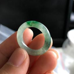 翡翠戒指15號指手飾女款糯種滿豆綠色緬甸天然a貨掛件帶證書14 歷史價格詳細信息