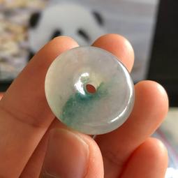 天然翡翠平安扣吊墜掛件 附帶證書 支持全國復檢 喜歡的可以點擊即時通 天然藍水翡翠平安扣， 歷史價格詳細信息