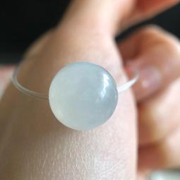 卡11.3 天然緬甸翡翠L14.6冰飄花圓珠 翡翠珠子  種 和田玉 玉石 收藏 -1883 歷史價格詳細信息