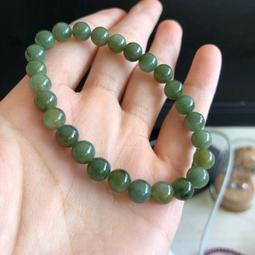 『秋香』翡翠手鏈手串秋香色算盤蓮花珠 和田玉 玉石 文玩 -4970 歷史價格詳細信息