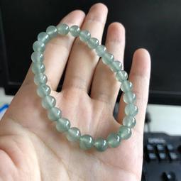 天然翡翠a冰底卡12.5毫米圓珠 稍有小棉，起 翡翠 石 老貨 【景天閣】二手-11722 歷史價格詳細信息