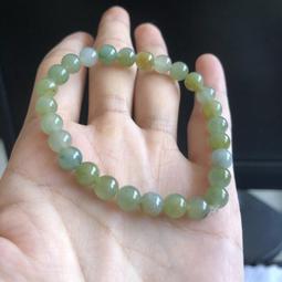 『秋香』翡翠手鏈手串秋香色算盤蓮花珠 和田玉 玉石 文玩 -4970 歷史價格詳細信息