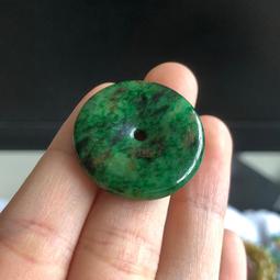 天然翡翠平安扣吊墜掛件 附帶證書 支持全國復檢 喜歡的可以點擊即時通 天然藍水翡翠平安扣， 歷史價格詳細信息