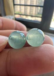 翡翠圓珠  卡10.3到11.2  最左邊的  最右邊兩個了 翡翠 飾品 收藏【二手】【廣聚堂】-1733 歷史價格詳細信息