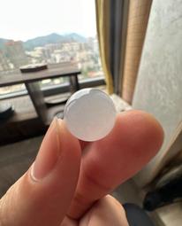 冰種起膠淺粉紫翡翠珠珠  尺寸卡5.46目測完美無紋裂果凍底冰起膠微微 翡翠 飾品 收藏【二手】【微淵古董】-812 歷史價格詳細信息