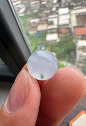 冰紫飄藍花云朵棉翡翠珠珠  尺寸6.93×6.6洞口比較平類似珠一個洞口棉 翡翠 飾品 收藏【二手】【微淵古董】-774 歷史價格詳細信息