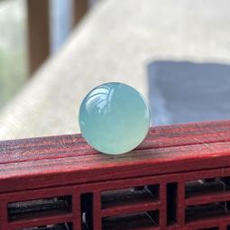 卡12.6  天然緬甸翡翠S9.4飄綠飄花圓珠 翡翠珠子  種老水足底子 翡翠 飾品 收藏【二手】【金玉滿堂】-2514 歷史價格詳細信息