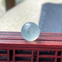 卡12.6  天然緬甸A貨翡翠B8.2冰綠飄花圓珠 翡翠珠子  種老水足 翡翠 飾品 收藏【二手】【金玉滿堂】-2580 歷史價格詳細信息