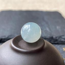 卡12.9  天然緬甸翡翠Q15冰種起光飄花圓珠 冰烏雞飄花 和田玉 玉石 收藏 -1819 歷史價格詳細信息