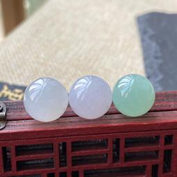 天然緬甸翡翠冰馬卡龍大卡冰黃飄花白冰藍紫圓珠項鏈 和田玉 玉石 文玩 -5621 歷史價格詳細信息