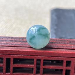 卡12.5  天然緬甸翡翠W8.4冰糯晴藍底圓珠 翡翠珠子 和田玉 玉石 收藏 -1939 歷史價格詳細信息