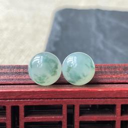 卡9  天然緬甸翡翠S9.6飄花圓珠  滿綠翡翠珠子   種老水足冰潤 翡翠 飾品 收藏【二手】【金玉滿堂】-2513 歷史價格詳細信息