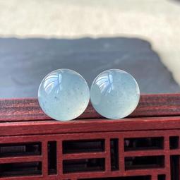 卡12.9  天然緬甸翡翠Q15冰種起光飄花圓珠 冰烏雞飄花 和田玉 玉石 收藏 -1819 歷史價格詳細信息