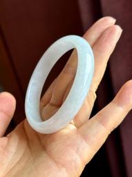 58圈  白月光 高冰米湯 水沫玉手鐲 緬甸天然水沫玉   冰透水潤  高冰米湯白月光很像 歷史價格詳細信息