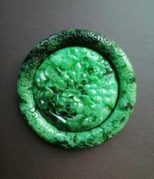 和田玉 玉石 收藏 -老翡翠玉石雕刻的手鐲，玉質油潤細膩，圈口，61.2條寬，11.9mm直徑民間收藏品，明清時 歷史價格詳細信息