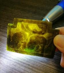 ，老料滿綠花青翡翠手鐲，58＋，種老冒油，玻璃光澤，光可 和田玉 玉石 收藏 -2979 歷史價格詳細信息