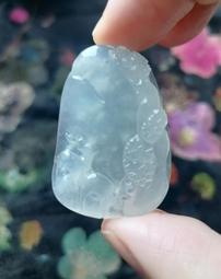 和田玉 玉石 收藏 -天然翡翠高冰玻璃種小仙女 白剛小仙子吊墜仙女掛件雪花棉小仙子 (4) 歷史價格詳細信息