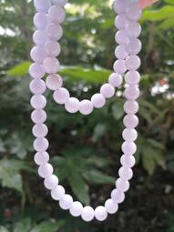 玉石 天然和田玉藕粉色8mm佛珠 無裂無雜 和田玉藕粉項鍊手鍊 歷史價格詳細信息