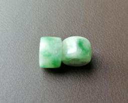 冰種木那甜綠胖圓條福鐲，圈口55*11.5mm，小五 歷史價格詳細信息