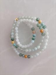 天然和田玉漸變6mm手串 油潤細膩 diy時尚配飾 歷史價格詳細信息