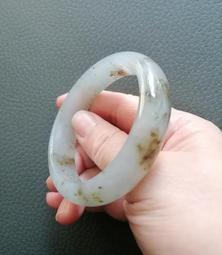 和田玉特色樓蘭玉斧，遠古味道十足老皮，青花帶圖案讓人遐想，陰10331 歷史價格詳細信息