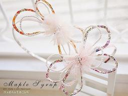 ☆韓國進口-甜美清新素材 立體蝴蝶結珍珠紗質綴串珠 香蕉夾(22-20-1)*(現貨) 歷史價格詳細信息