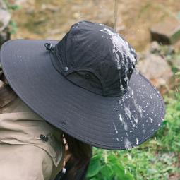防晒帽大頭圍登山防曬帽男款爬山登山釣魚大碼遮陽漁夫加大戶外太陽帽子  现货 歷史價格詳細信息