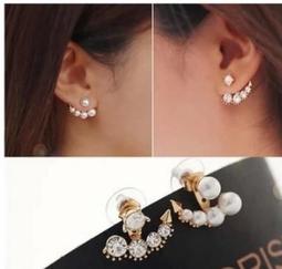 不對稱耳夾 無耳洞耳環女 小眾簡約耳骨夾 大小金屬球C形圈圈耳環 潮流疊戴耳圈 夾式耳環 耳蝸夾 韓版時尚女生造型耳飾品 歷史價格詳細信息