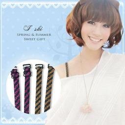 I-shi BLING BLING 寶石雙肩/交叉肩帶(黑) 日本雜誌強力推薦時尚配件 歷史價格詳細信息