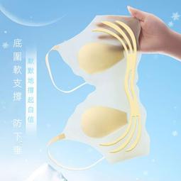 夏季美背薄款內衣女無鋼圈聚攏大胸顯小超薄隱形無痕冰絲抹胸文胸 歷史價格詳細信息