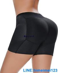 僞娘胸和褲子女式平角高腰提臀褲假屁股收腹褲提臀加墊豐臀蜜桃透氣隱形塑身褲 歷史價格詳細信息