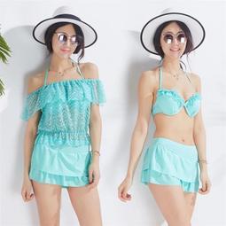 ????現貨????性感比基尼泳衣套裝韓國新款分體式裙裝泳衣溫泉泳衣海邊游泳必備泳衣泳褲 歷史價格詳細信息