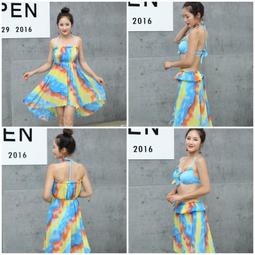 三件套雪紡涼爽舒適透氣居家服 春夏性感深V純欲江南風印花睡衣 歷史價格詳細信息