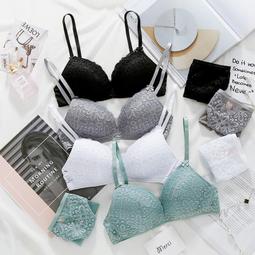 【vigny Core】〖套裝〗►現貨◄ 特價❤限時免運❤日系性感蕾絲美背無痕無鋼圈聚攏透氣胷罩少女學生女士文胸內衣套裝 歷史價格詳細信息