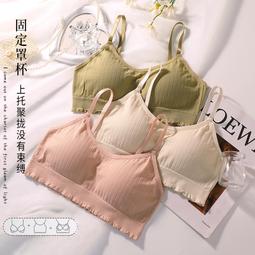 抹胸内衣防走光 聚攏裹胸式 學生高中少女薄款運動防震 字母肩帶★衣著別館 歷史價格詳細信息