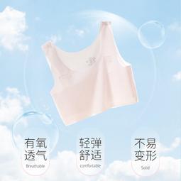 女童內衣小背心發育期夏季薄款初中學生13歲兒童無痕冰絲少女文胸 歷史價格詳細信息