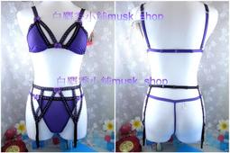 單一尺寸F-成套紫色棉花糖桐花蕾絲無鋼圈比基尼+L三角褲-767＊白麝香小舖＊全新MURENA夢漣娜性感系列 歷史價格詳細信息