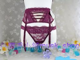 尺寸L-成套藍豹紋蕾絲蓬鬆網紗無鋼圈比基尼+低腰平口褲-1703＊白麝香小舖＊全新MURENA夢漣娜性感系列 歷史價格詳細信息