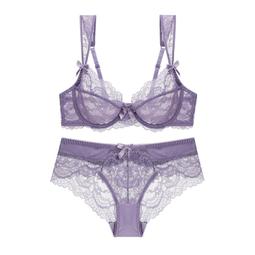 EFP大美人-2023促銷♡精選優質夏季薄款前扣深v美背大胸顯小聚攏大碼內衣套裝~白黑藕粉膚70A~85C 歷史價格詳細信息