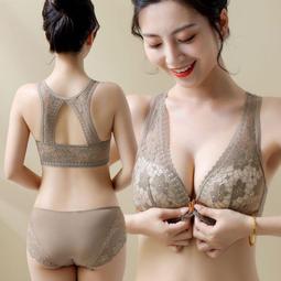 蕾絲胸罩 前扣式胸罩 美背內衣少女文胸無鋼圈薄款套裝聚攏胸罩高中學生小胸蝴蝶結厚款  數碼3C 歷史價格詳細信息