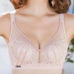 超薄前扣內衣 無鋼圈內衣罩 集中爆乳大胸顯小 防下垂 蝴蝶蕾絲美背女士內衣【CICI穿搭設計室】 歷史價格詳細信息