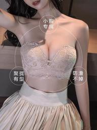 【現貨秒發】蕾絲內衣小胸聚攏顯大漫畫胸外擴一體式遮副乳平胸加厚內衣套裝 歷史價格詳細信息