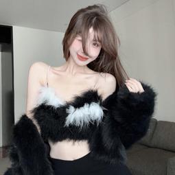 2023撞色小胸聚攏比基尼 長袖防曬落肩圓領套頭透視泳衣沙灘裙女 歷史價格詳細信息