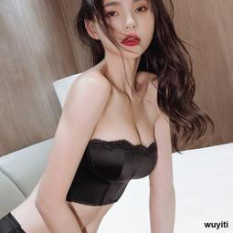 【優選國際購】無肩帶內衣女6cm加厚文胸超厚款平胸裹胸小胸聚攏防滑婚紗抹胸罩8 歷史價格詳細信息