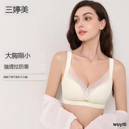 【優選】大胸顯小文胸薄款無鋼圈聚攏內衣女士大碼收副乳調整型胸罩秋冬新 歷史價格詳細信息