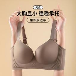 無痕內衣女大胸顯小胸聚攏提拉收副乳防下垂無鋼圈美背爆款文胸罩 歷史價格詳細信息